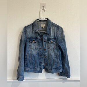 J Crew Denim Jacket with Gold Buttons